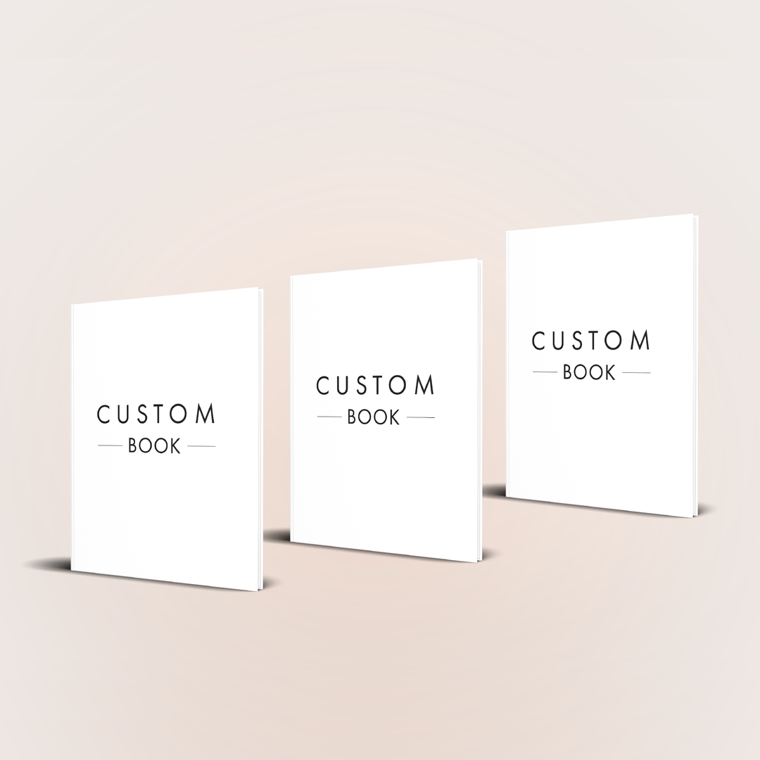 3 X CUSTOM BOOKS