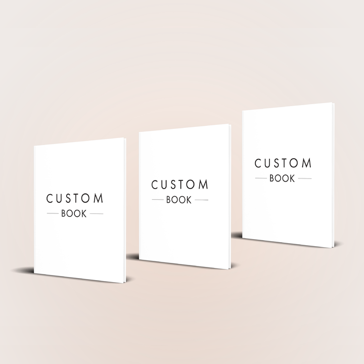 3 X CUSTOM BOOKS