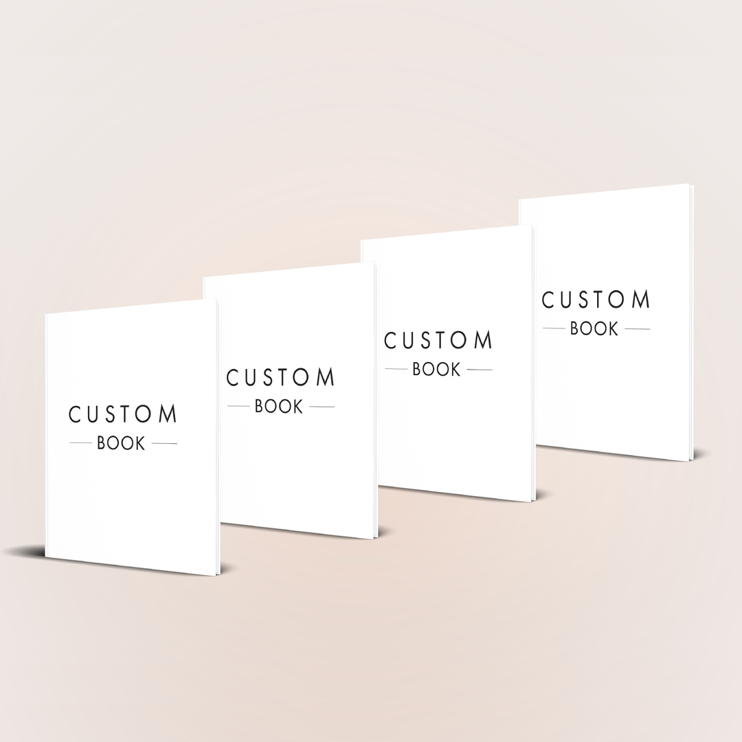 4 X CUSTOM BOOKS