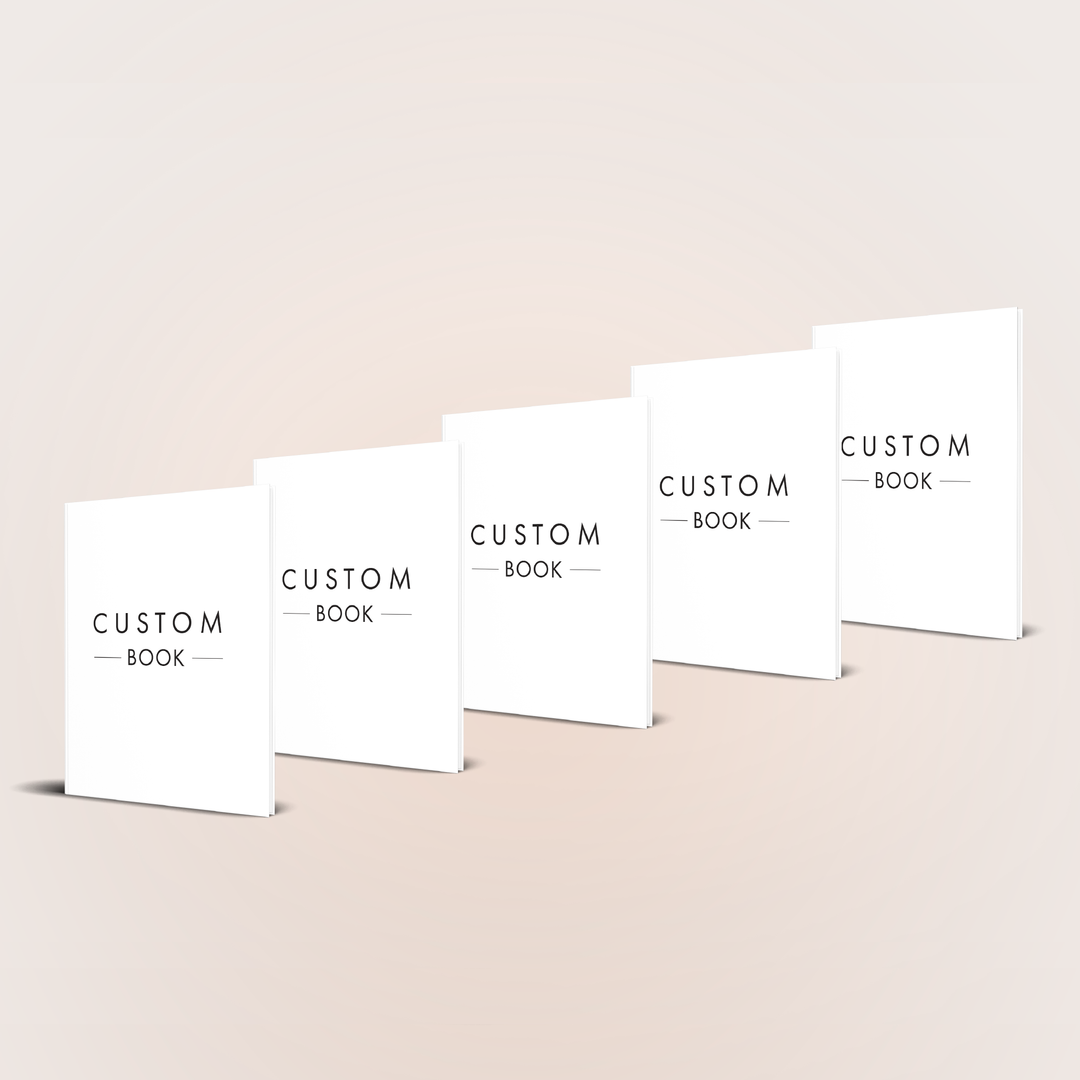 5 X CUSTOM BOOKS