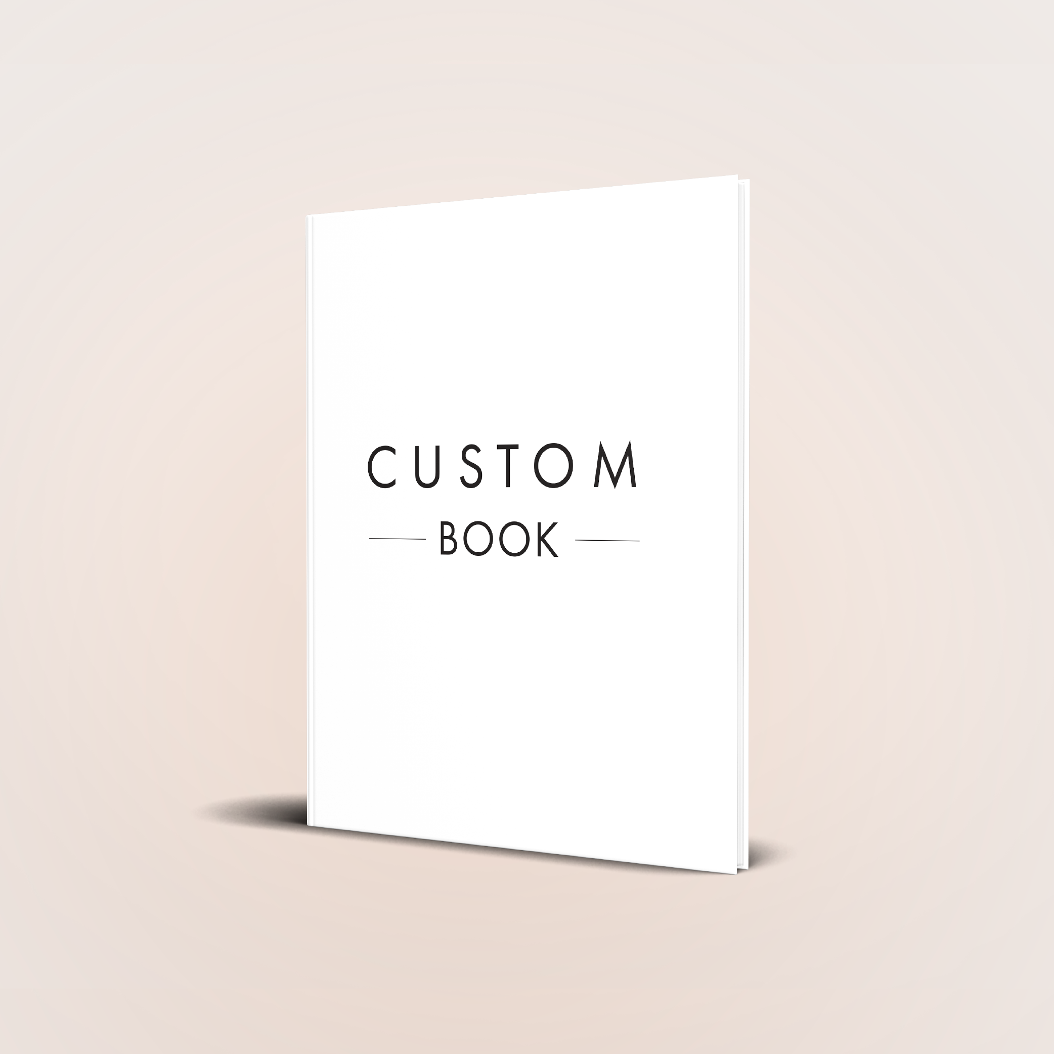 CUSTOM BOOK - SINGLE – Perfect Print Co